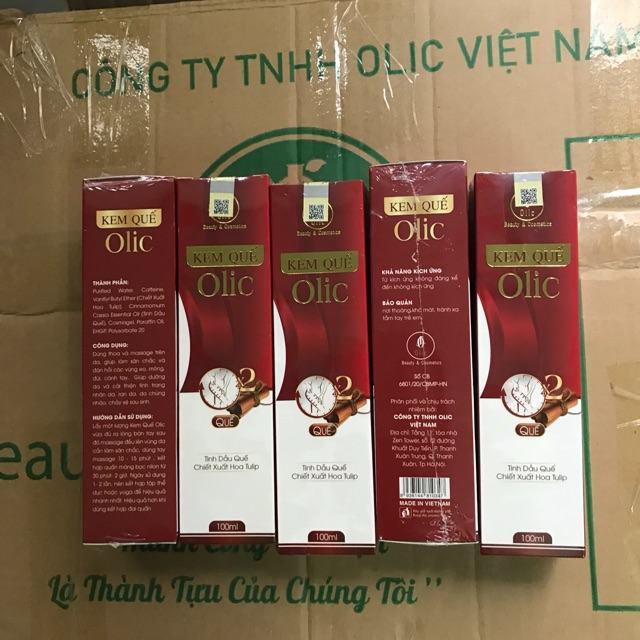 Combo 5 kem tan mỡ olic mẩu mới(bao check hàng chính hảng cty giả hoàn tiền)ảnh thật
