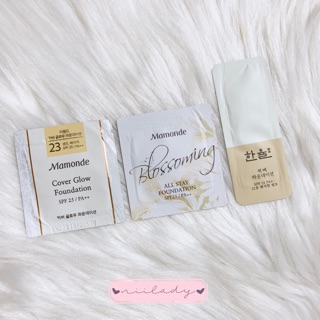 Sample Kem Nền Mamonde Các Loại
