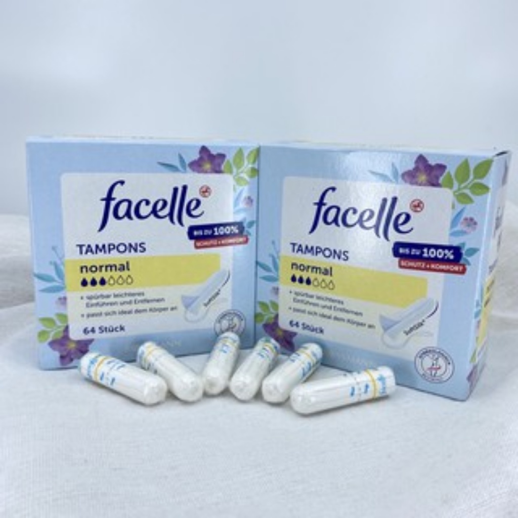 Băng vệ sinh Tampon Facelle đầy đủ size chuẩn Đức - Shop Dalavii