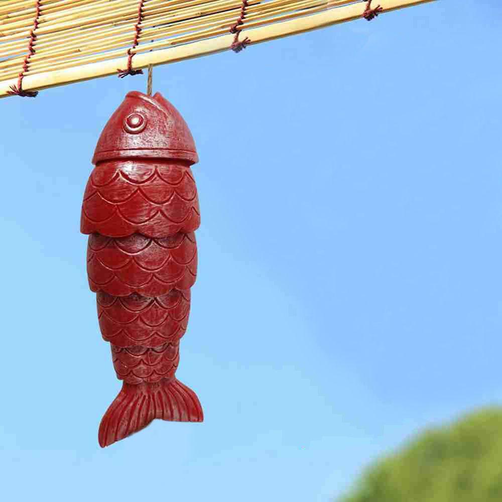 Chuông Gió Treo Trang Trí Hình Cá Koi Sáng Tạo