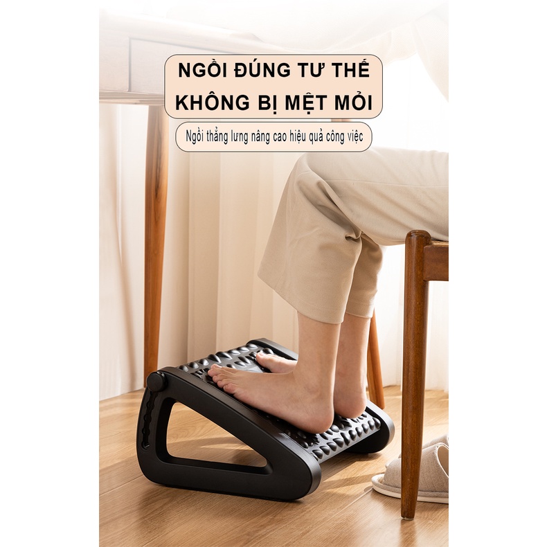 Ergonomic Footrest Ghế Gác Chân Văn Phòng - ghế kê chân Công Thái Học dân văn phòng, sinh viên, chơi game