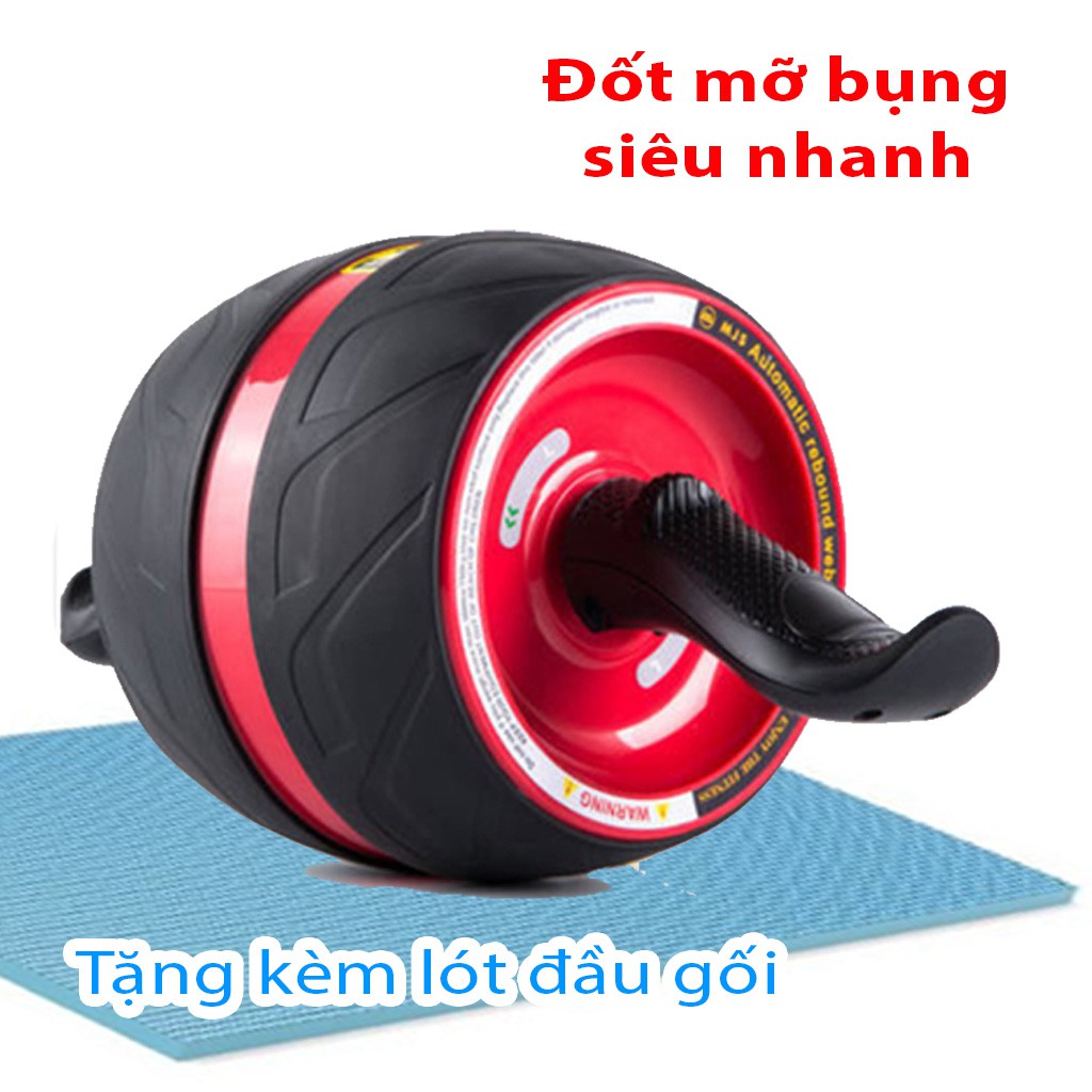 Bánh xe tập bụng AB Carver Pro có lò xo trợ lực  - Con lăn tập cơ bụng 6 múi giúp giảm mỡ bụng hiệu quả