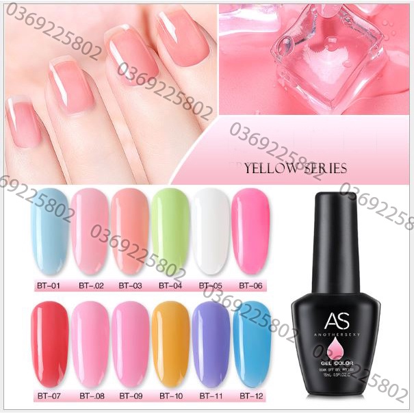 sơn gel màu thạch AS mã BT