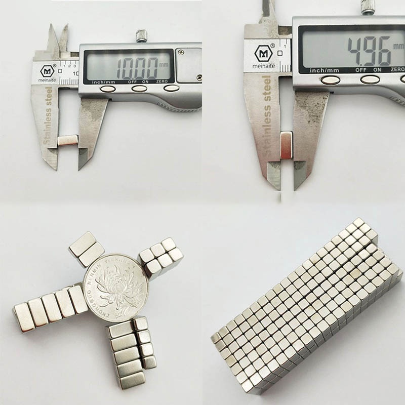 Nam châm đất hiếm 10x5x5mm lực từ mạnh N35