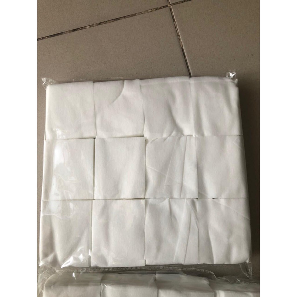Bông đắp toner gói 1000 miếng , bông đắp lotion mask 100% cotton loại mỏng 1 lớp siêu mềm dai , không xơ không rách