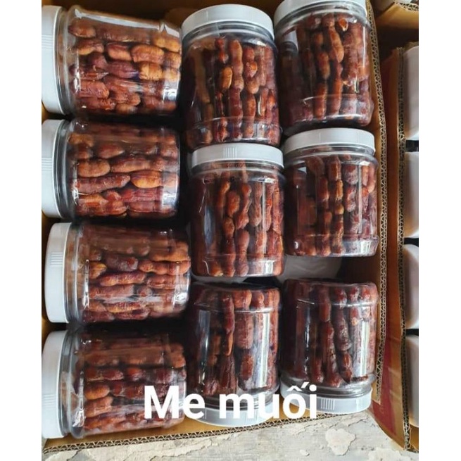 Me lào sấy chấm muối ớt hủ 500g