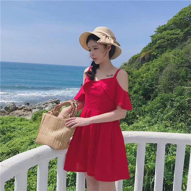 Váy trễ vai tiểu thư