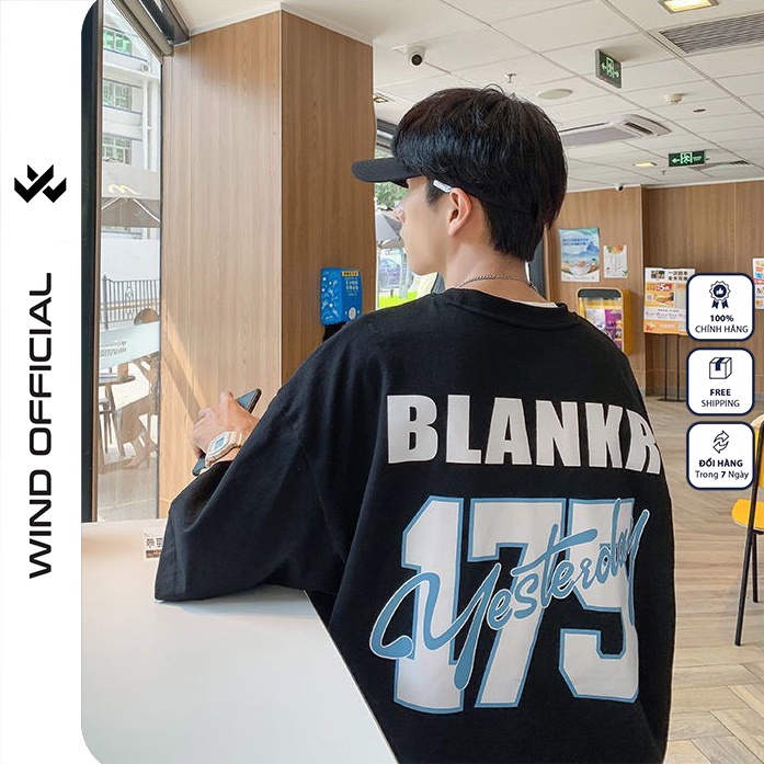 Áo thun tay lỡ unisex form rộng WIIS YESTERDAY phông rộng nam nữ phong cách oversize ulzzang
