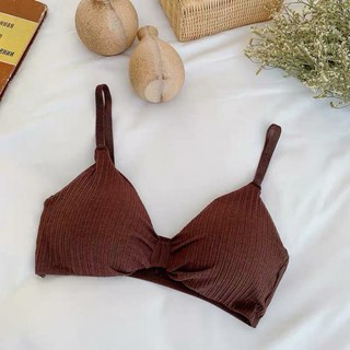 Áo bra cotton nơ mới siêu đẹp