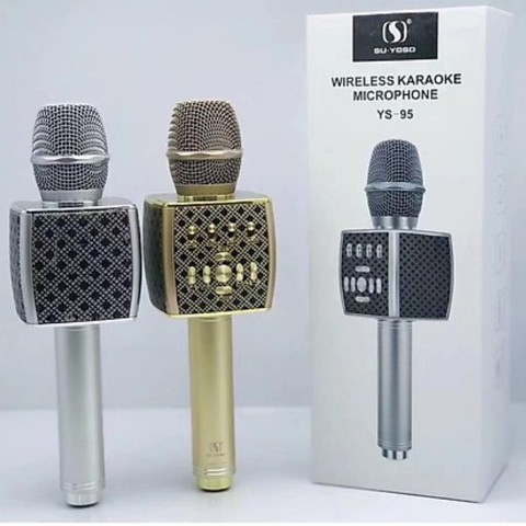 Micro karaoke bluetooth Ys-95 cao cấp tích hợp loa hát tại nhà hoặc livestream