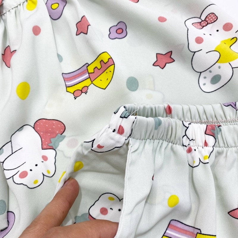 [2 dây] Bộ 2 dây cánh tiên chất lụa mango hoạ tiết in 3D cực đẹp (mẫu mới xu hướng mặc nhà 2022)