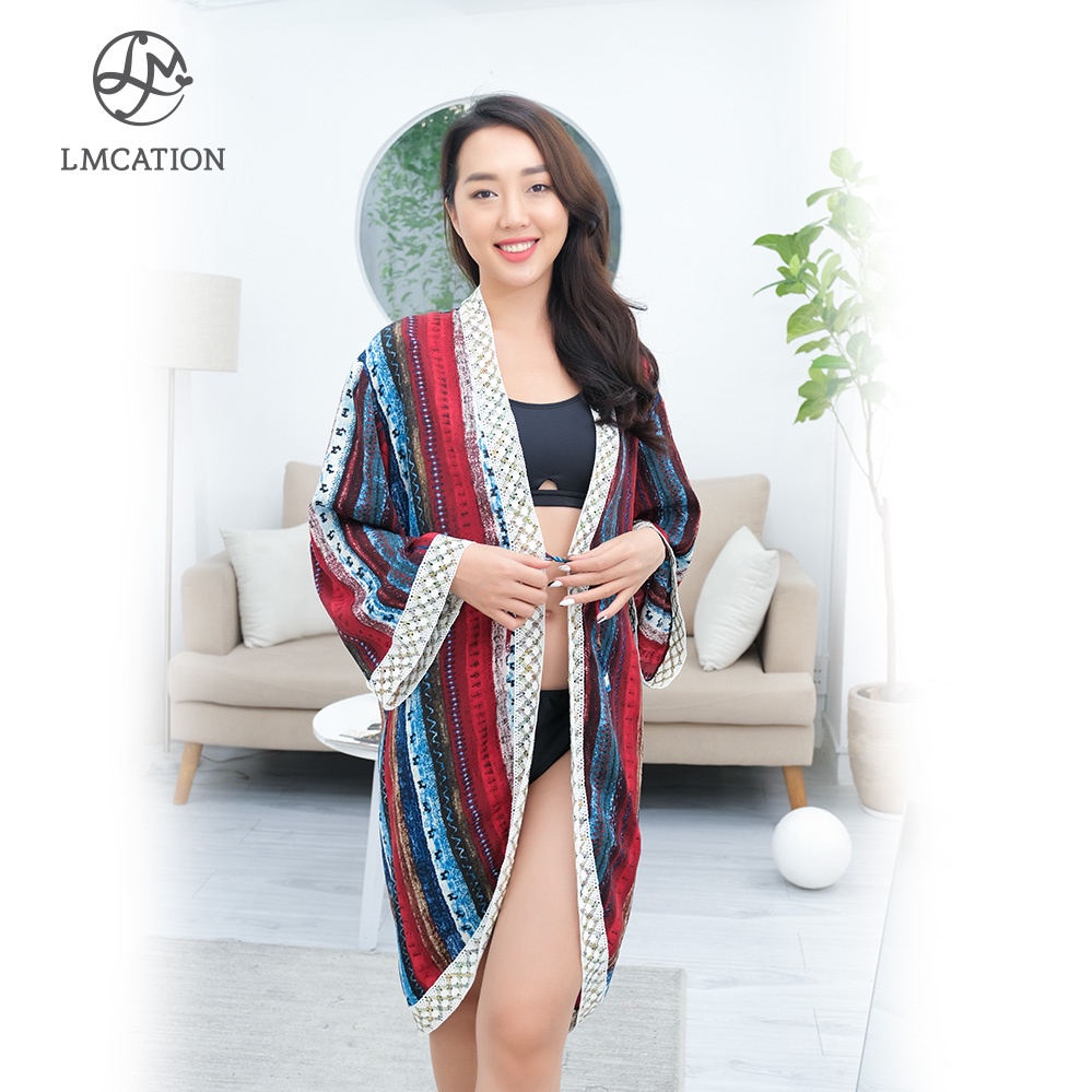 Áo Khoác Kimono Nữ LMcation Naomi - Màu Thổ Cẩm