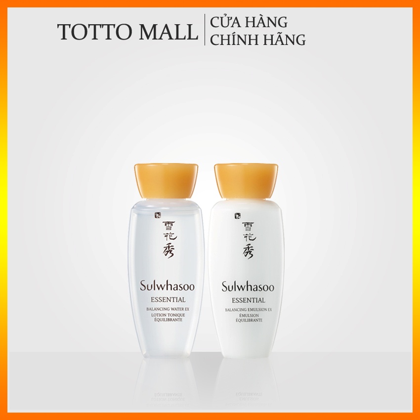 Cặp nước cân bằng và sữa dưỡng da Sulwhasoo Balancing Kit 2 sản phẩm 15mlx2