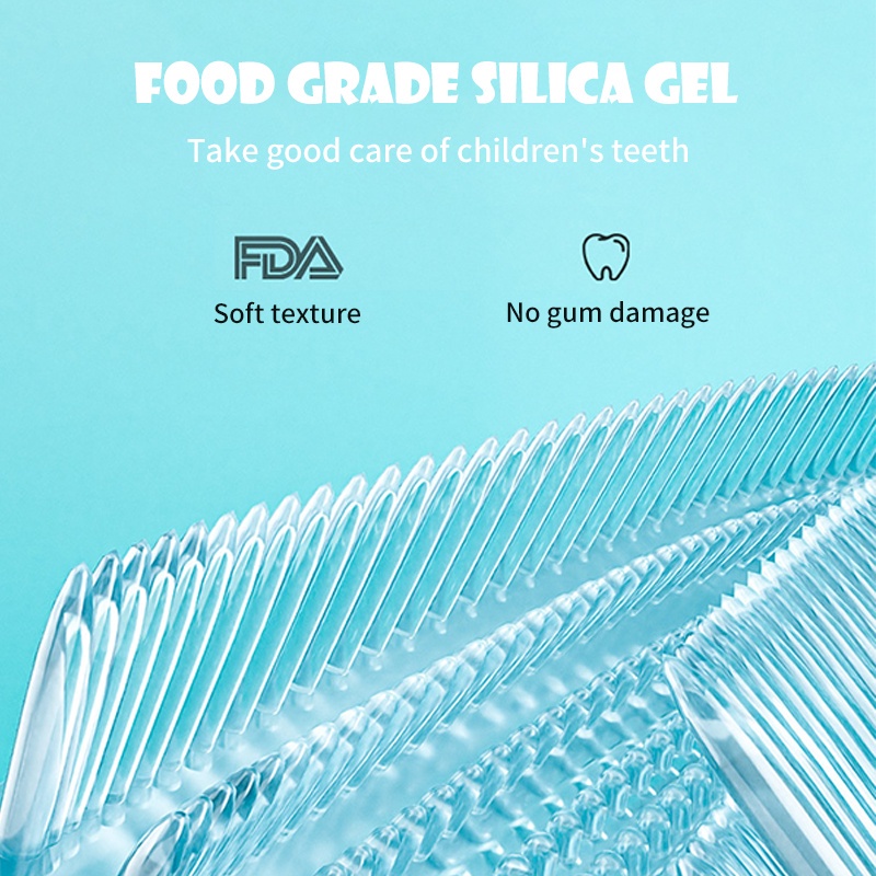 Bàn Chải Đánh Răng Lông Mềm Hình Chữ U Cho Bé 2-12 Tuổi