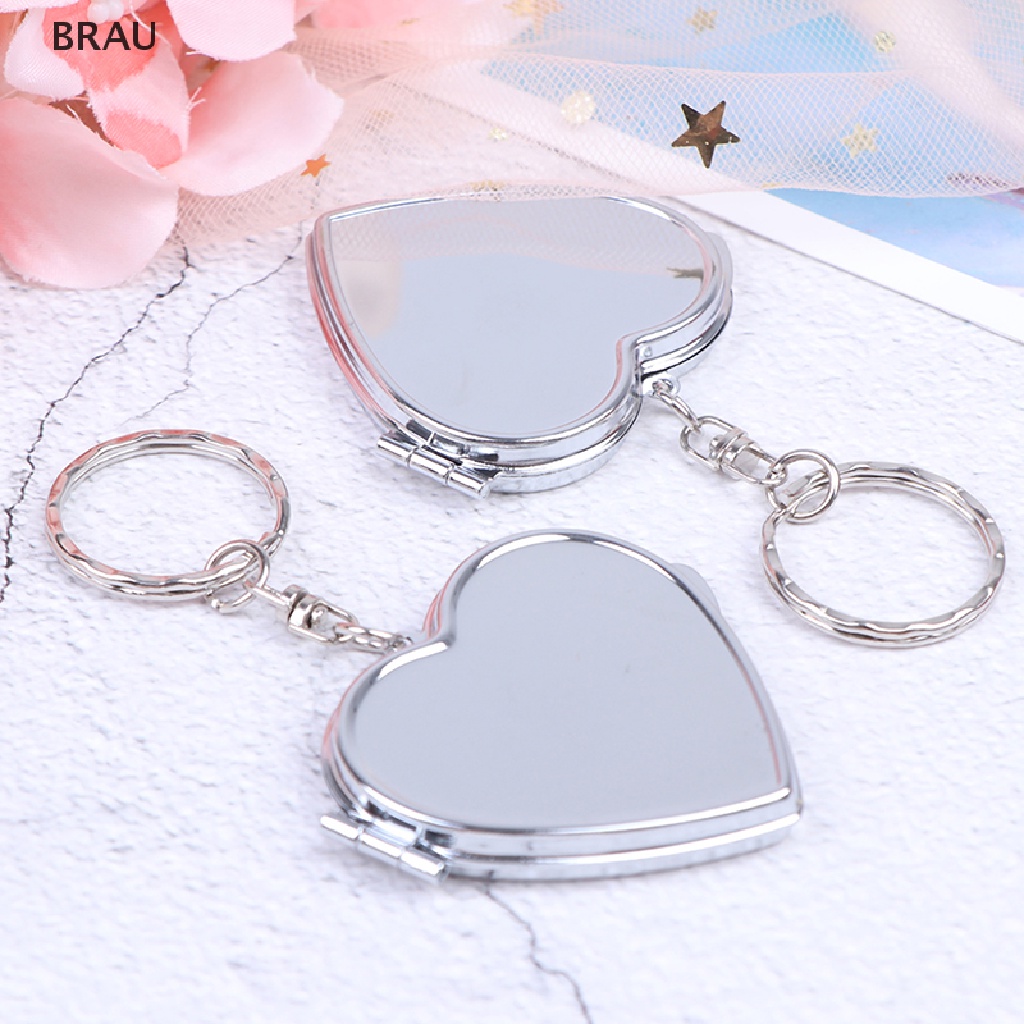 Móc Khóa Kim Loại Có Gương Soi Mới
