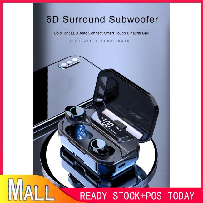 Tai nghe nhét tai thể thao TWS với kết nối Bluetooth và chống nước