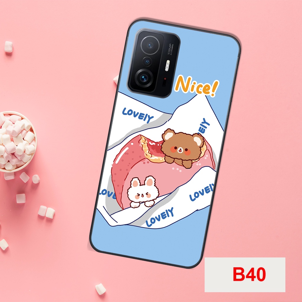 Ốp lưng Xiaomi 11 5G- Xiaomi 11 Lite 5g- Xiaomi 11T 5G - Xiaomi 11T Pro 5G ( Mi 11T 5G - Mi 11T Pro 5G) in gấu cute