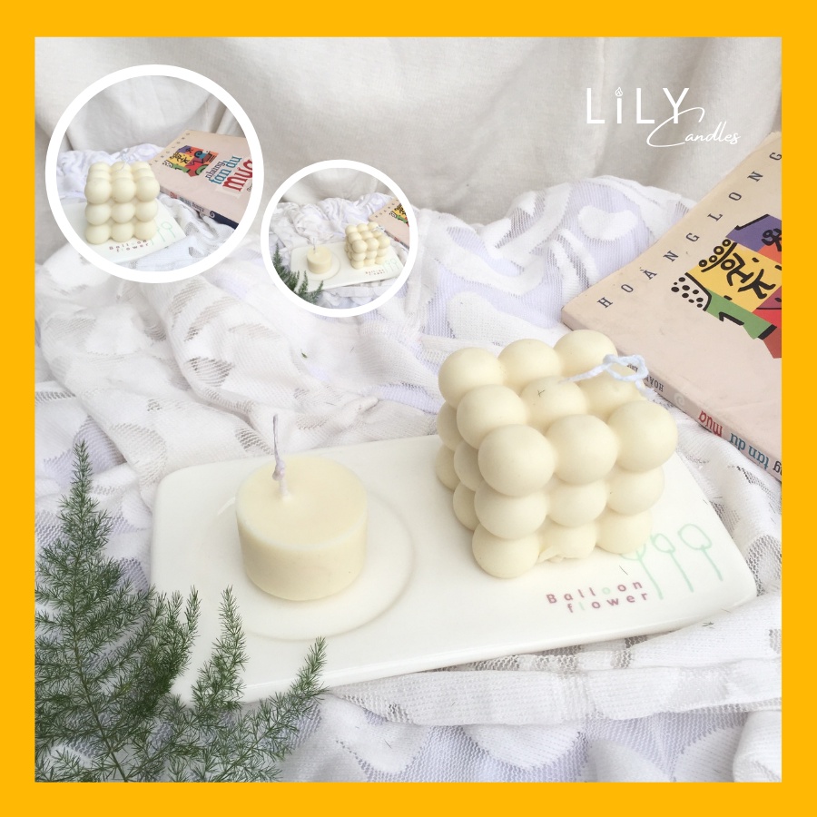 Nến thơm Rubik nguyên liệu tự nhiên 9x9 giá rẻ