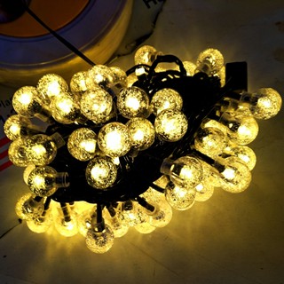 Dây Led Trang Trí Bọt Bi Pha Lê Dài 10M 50 Bóng Trang Trí Siêu Đẹp