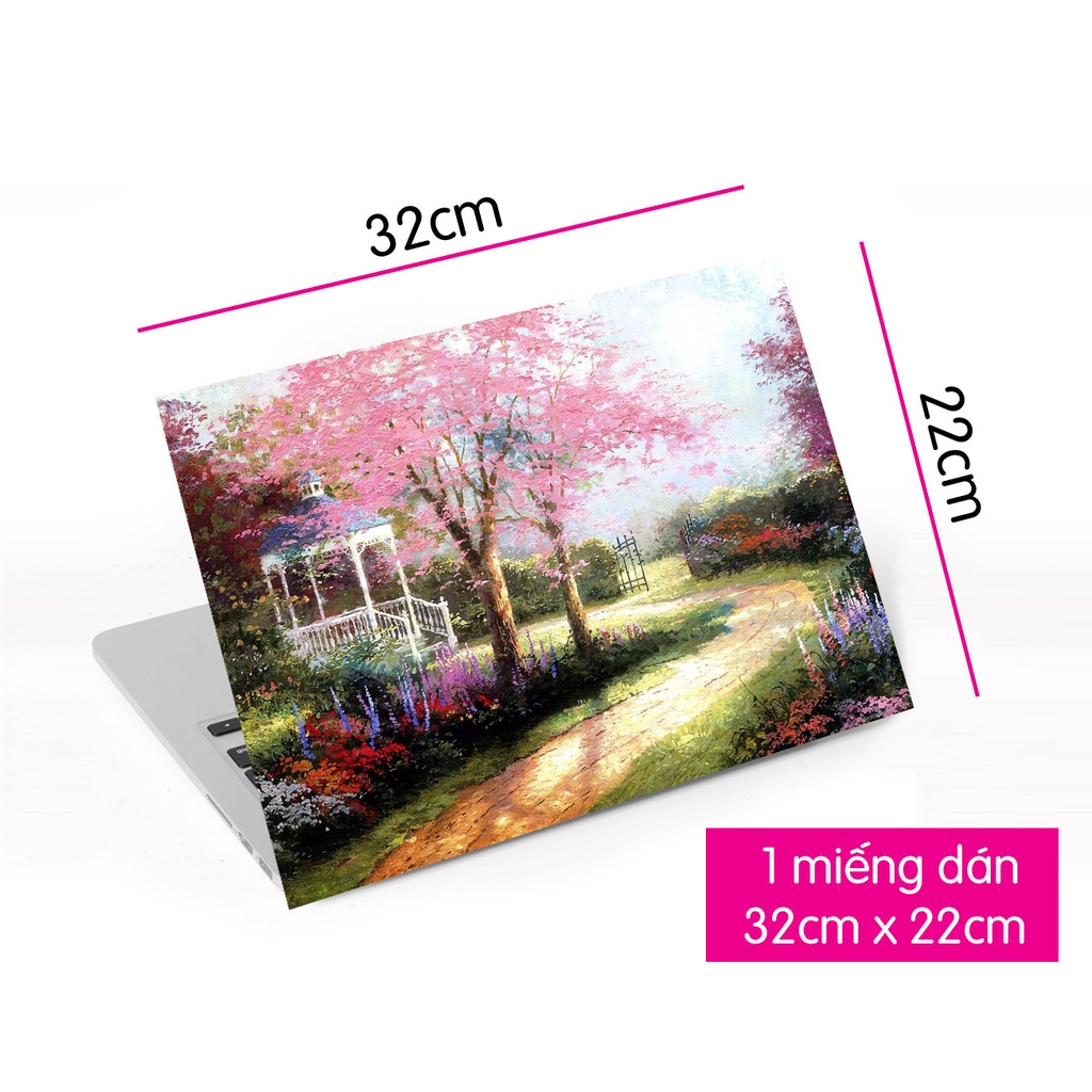 Mẫu Decal Dán Trang Trí Laptop Nghệ Thuật LTNT - 535