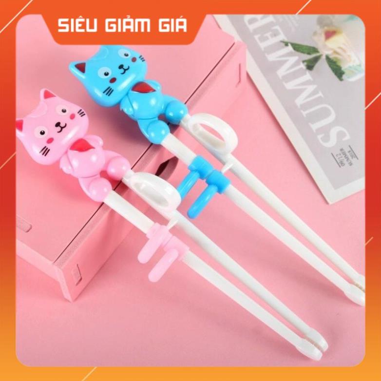 ĐŨA MÈO Đũa tập gắp xỏ ngón hình mèo dễ thương cho bé