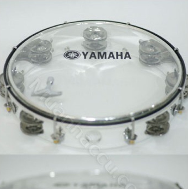 Trống lắc tay - Lục lạc gõ bo Inox Tambourine Yamaha MT6-102T (Trong)