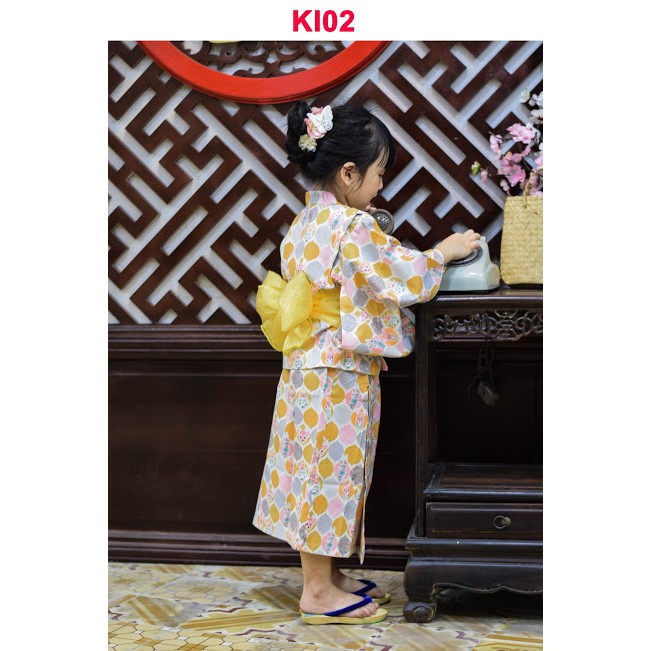 Kimono Cách Tân Cho Bé (100% cotton Hàn)