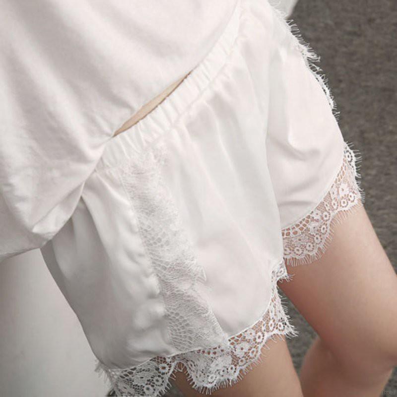 Quần short ren cạp cao thời trang | BigBuy360 - bigbuy360.vn