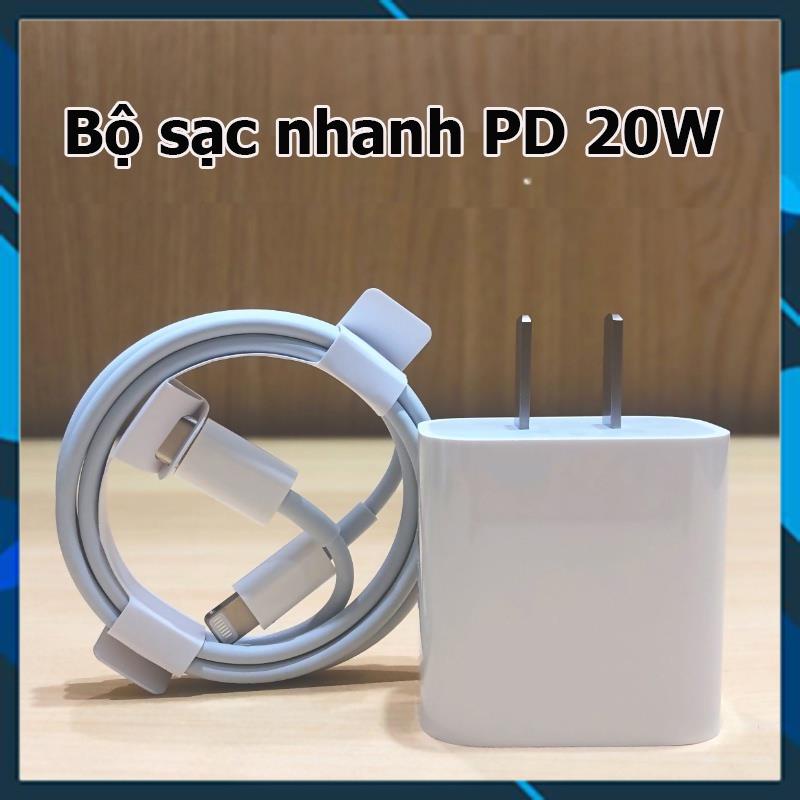 Bộ Sạc Nhanh PD 20W USB-C To Lightning dùng cho IP 12 / 12 Pro /12 Pro Max /11 / 11 Pro /11 Pro Max / Xs /Xs Max, BH 12T