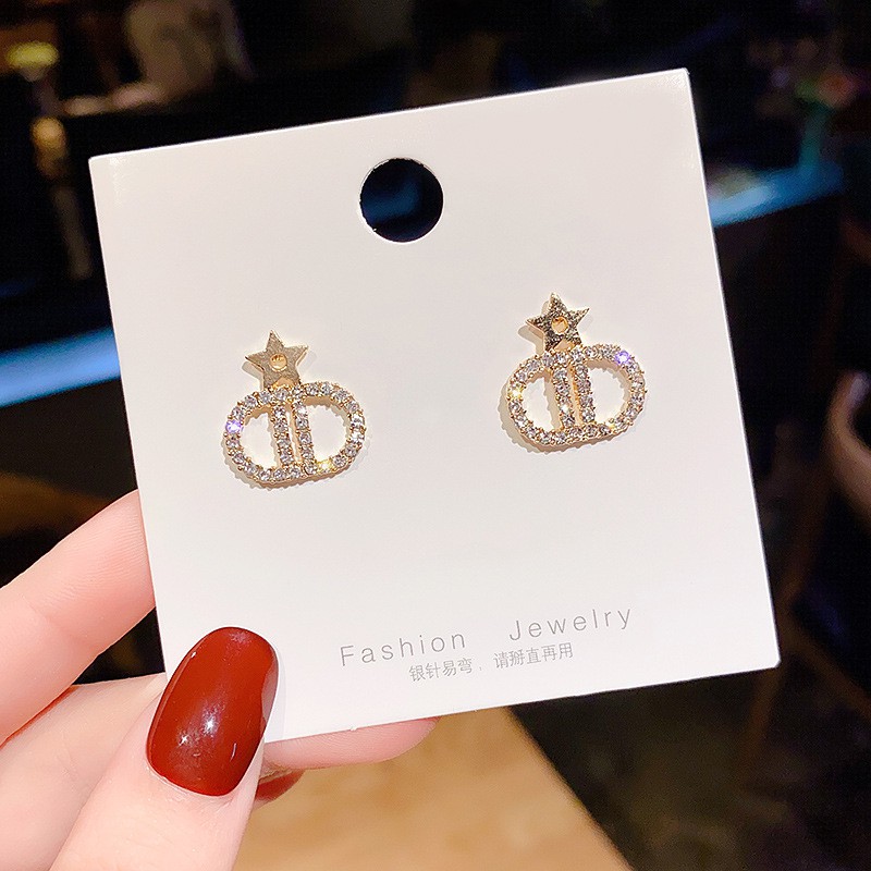 Bông tai nữ bạc 925 phong cách Hàn Quốc Hanjue Jewelry  💕FREESHIP 50k💕 - dear.ladies