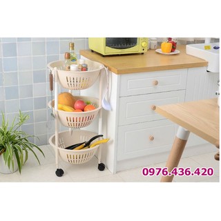 Kệ 3 tầng tròn