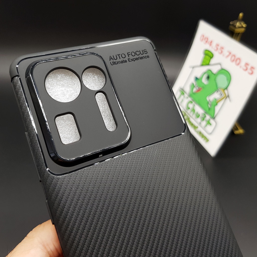 Ốp Lưng Xiaomi Mi MIX 4 AutoFocus Vân 3D Carbon Chống Sốc