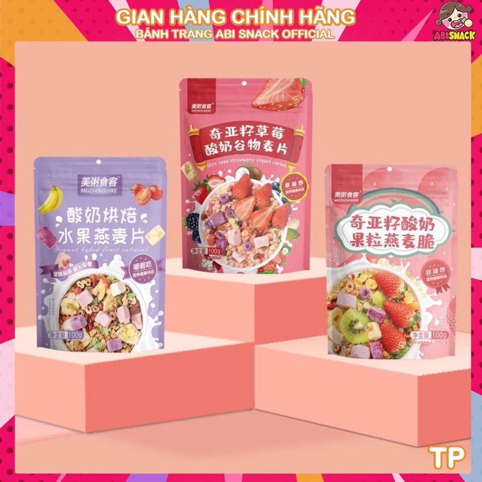 NGŨ CỐC YẾN MẠCH SỮA CHUA MEIZHOUSHIKE ĂN KIÊNG GIẢM-TĂNG CÂN
