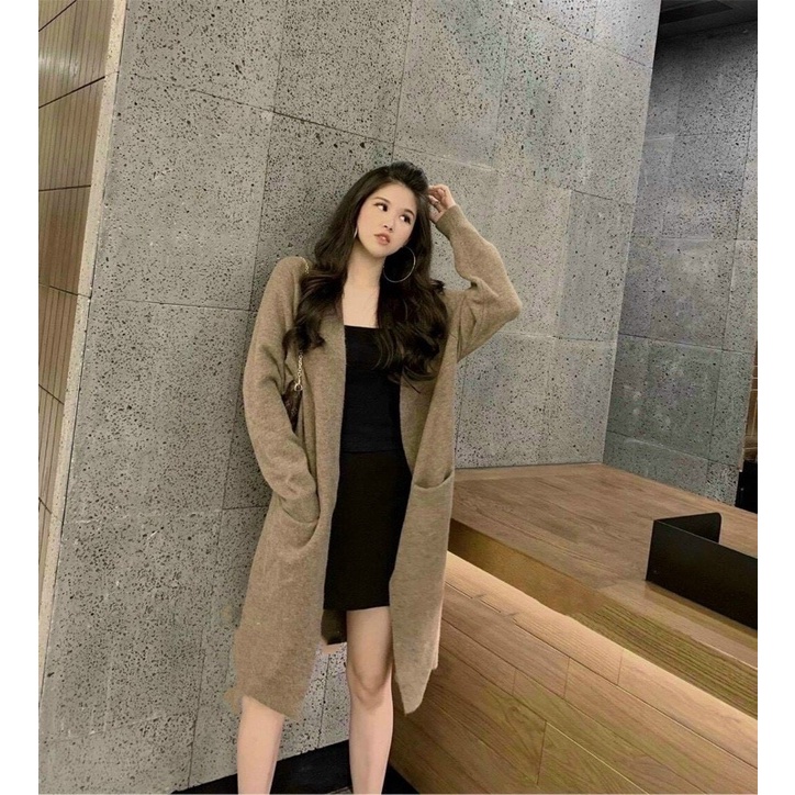 áo cardigan len dáng dài loại 1 | BigBuy360 - bigbuy360.vn