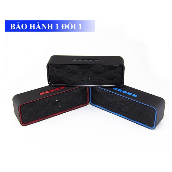 Loa bluetooth không dây A2DP Vỏ Kim Loại, Bass Hay, Kết Nối Usb, Thẻ Nhớ Cổng 3.5