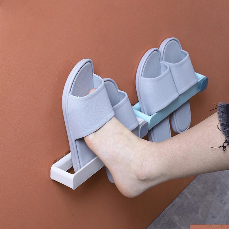 Móc treo giày gắn tường không cần khoan tiết kiệm không gian dễ cài đặt cho phòng tắm