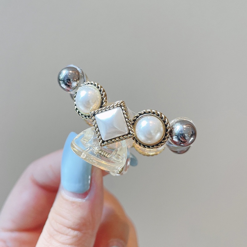 Kẹp bấu tóc đính ngọc trai giả thời trang cho nữ