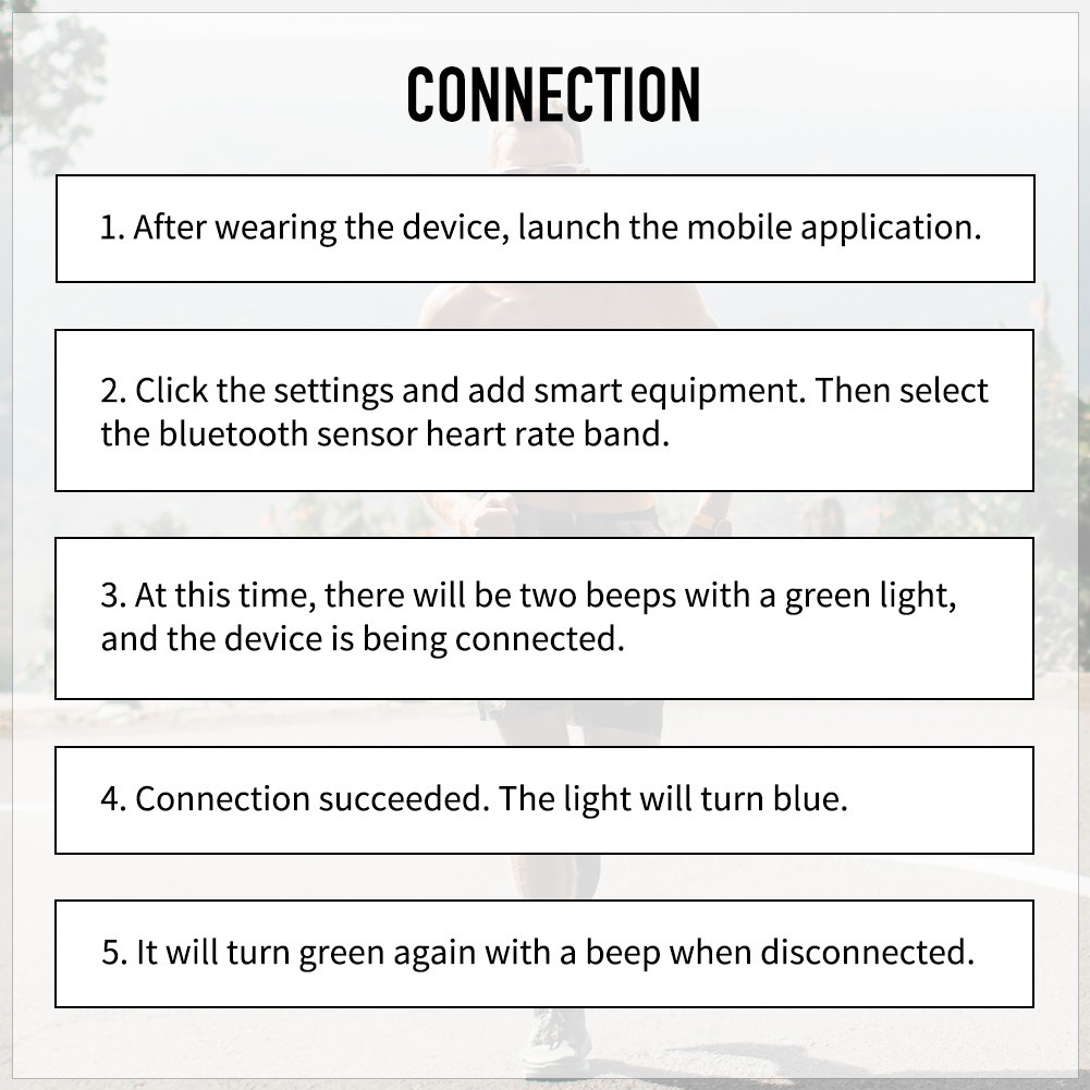 XOSS Dây đeo ngực Màn hình nhịp tim Bluetooth 4.0 không dây Nhịp tim