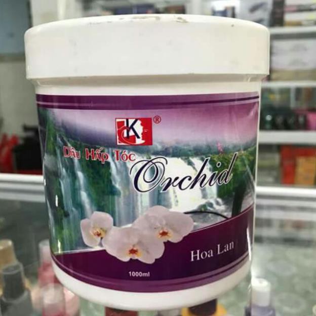 Kem ủ tóc hấp dầu xả tóc Hoa Lan LK Mềm Mượt 1000ml