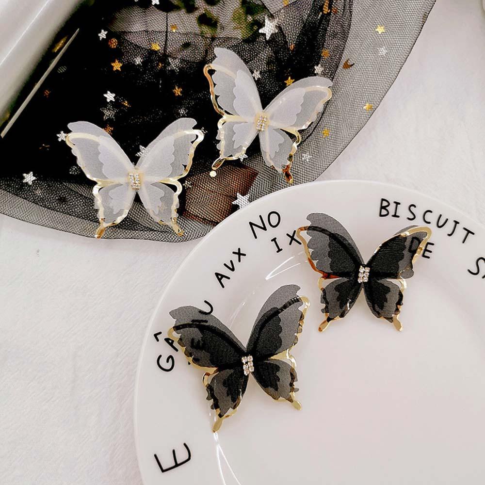 Bông Tai Xỏ Lỗ Kiểu Dáng Dễ Thương Xinh Xắn Dành Cho Nữ|Bông Tai Hình Bướm Thời Trang Dành Cho Nữ