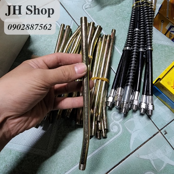 Ống sắt bơm mỡ bò (cây ti bơm mỡ bò)