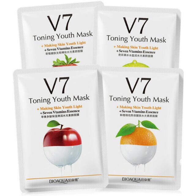 Mặt nạ BIOAQUA V7 Toning Youth Mask