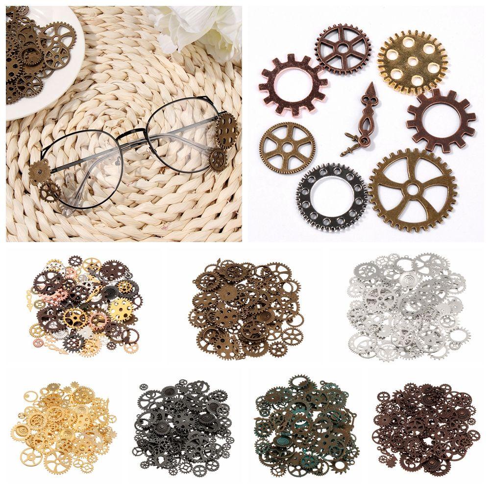 ORIENTLII 100g Bánh Răng Steampunk 10-50mm Làm Trang Sức