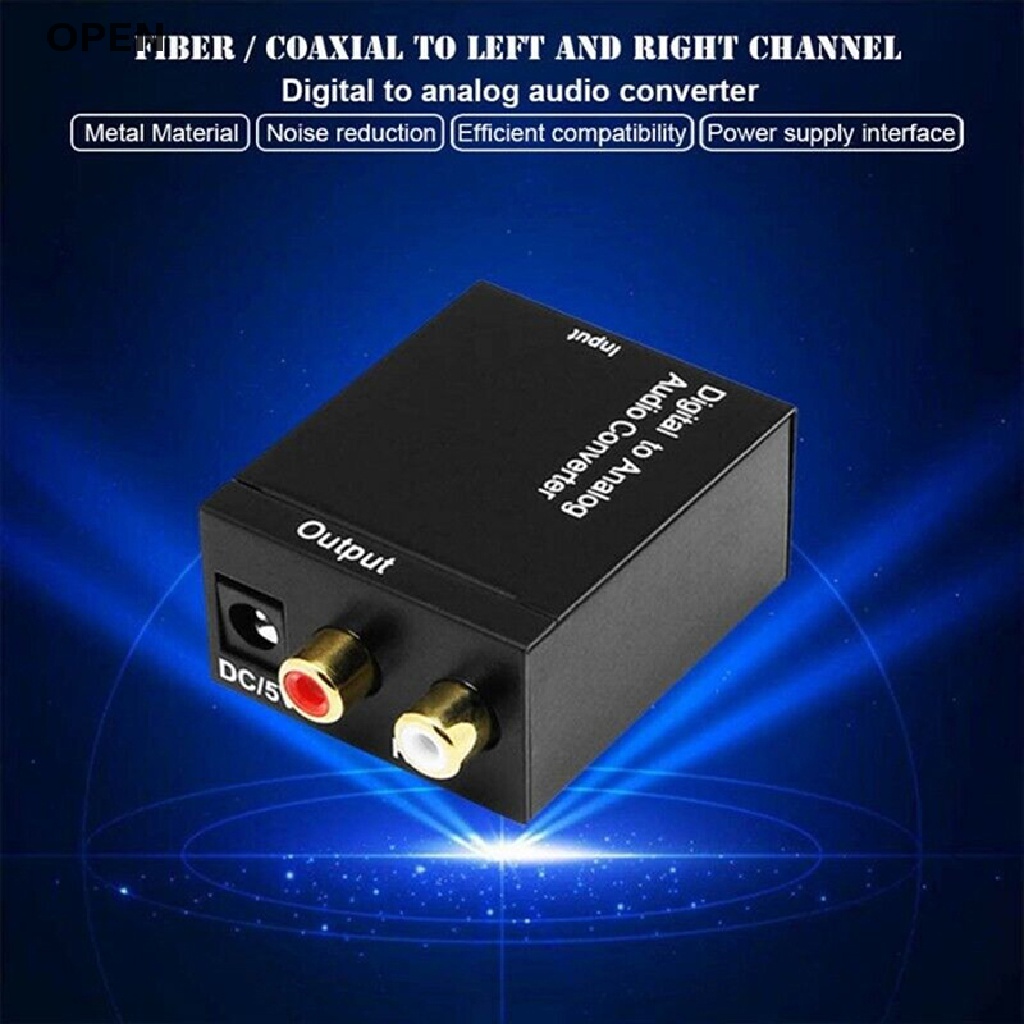 Bộ Chuyển Đổi Quang Học Toslink Digital Sang Analog RCA L / R