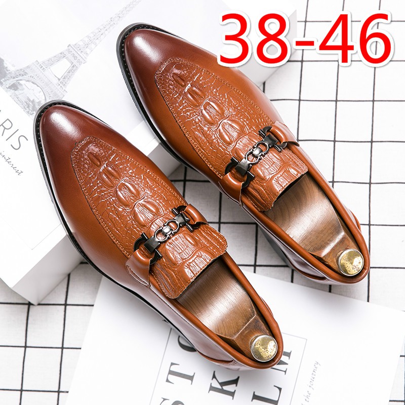 Giày Da Nam Thời Trang Lịch Lãm Size 45 46