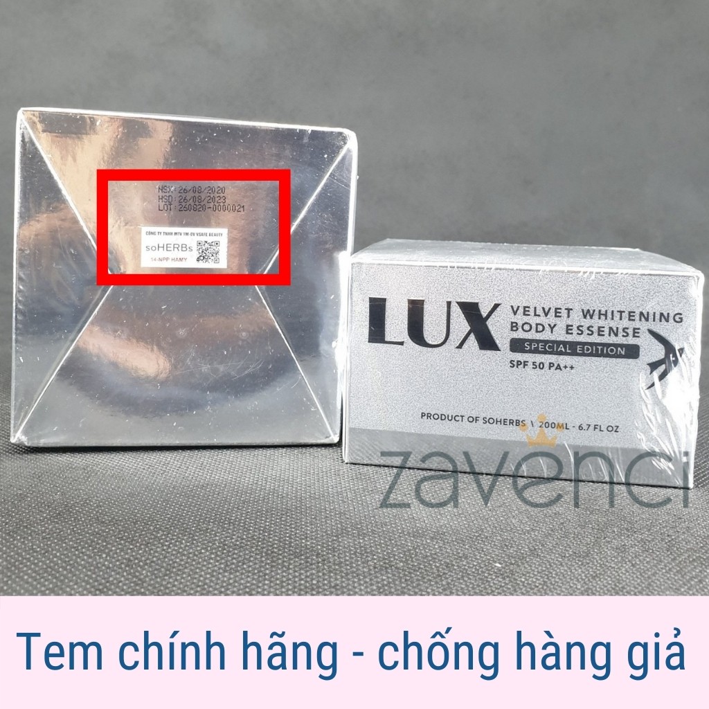 Kem Trắng Da TDY11234 LUX SOHERB Kích Trắng Tinh Chất Yến Tươi (200ml)