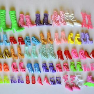 Bộ Phụ Kiện 60 Đôi Giầy Dành Cho Búp Bê