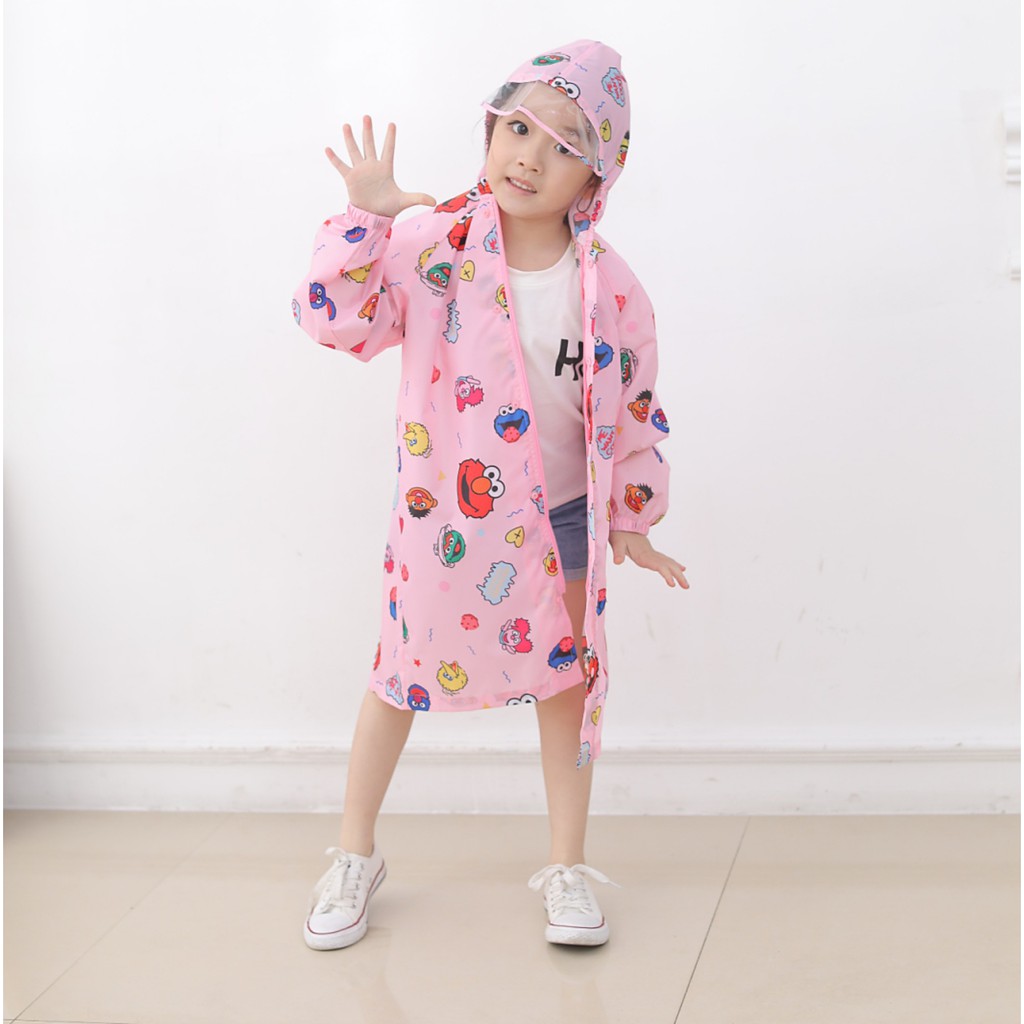 Áo mưa hình thú cực yêu cho trẻ