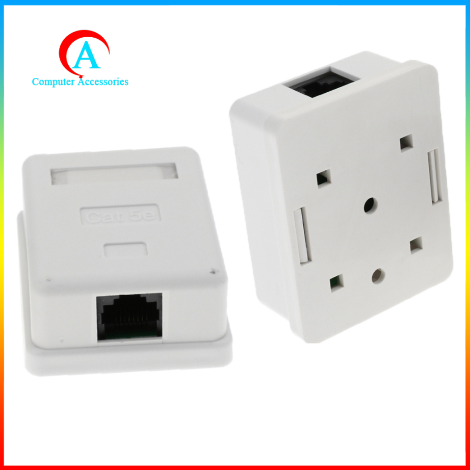 2 Dây Cáp Mạng Rj45 Cat5E 1 Cổng Gắn Tường | BigBuy360 - bigbuy360.vn