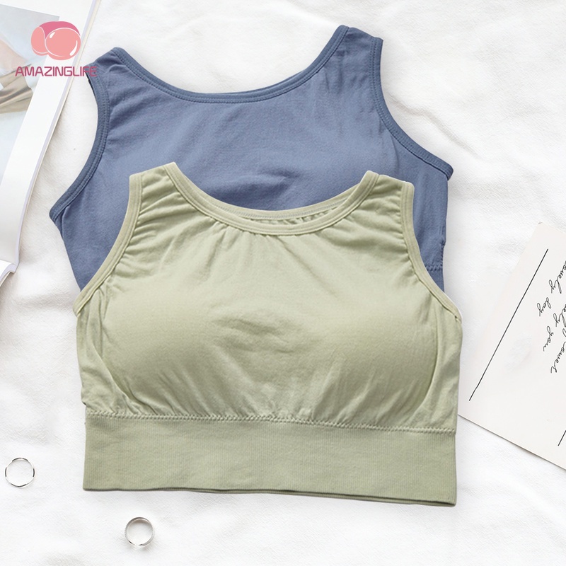Áo Ngực Thể Thao Mềm Mại Thoáng Khí Chống Sốc Có Đệm Ngực Tháo Rời Được Chất Lượng Cao Cho Nữ Tập Gym/Yoga/Thể Dục